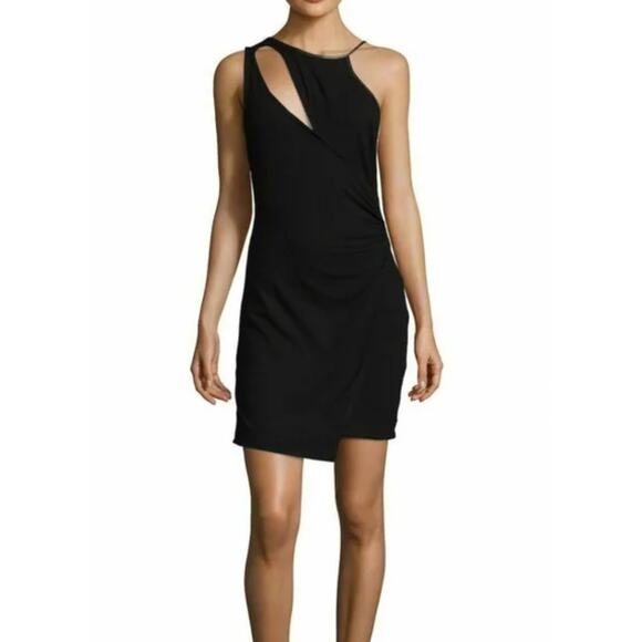 Free People "Toast to the Black" Cut Out Dress Size L - Picture 5 of 9